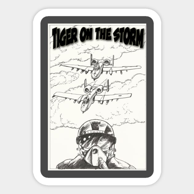 Tiger on the Storm #3 Cover Art Sticker by The Stories of Service Foundation